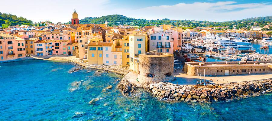 View of the Saint Tropez Provence